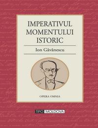 coperta carte imperativul momentului istoric de ion gavanescu
